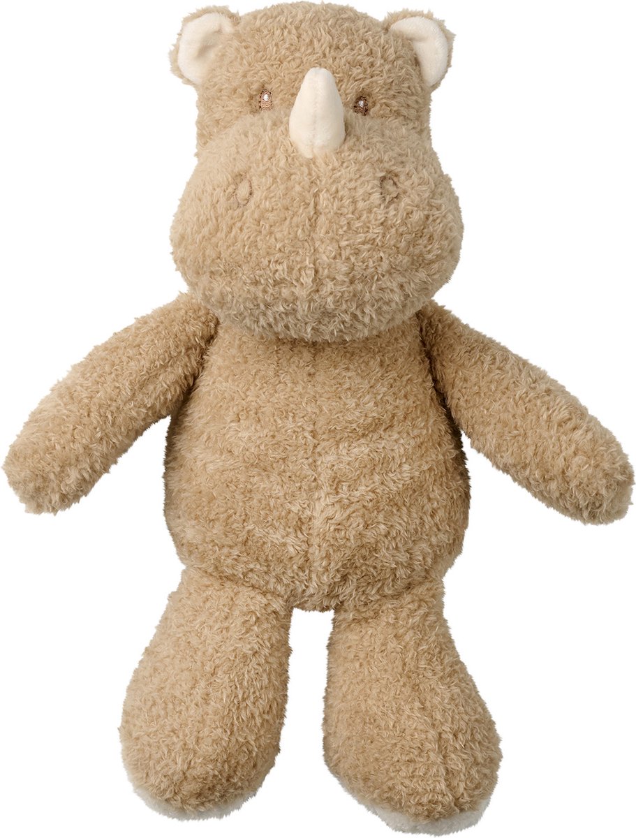 Nattou TEDDY Knuffel - Neushoorn - 30 cm - Karamel