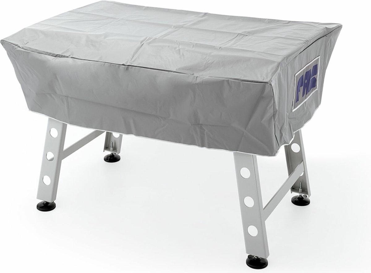 Voetbaltafel FAS Rainbow CP telescoop - Hufterproof outdoor - met glasplaat en muntinworp - groen