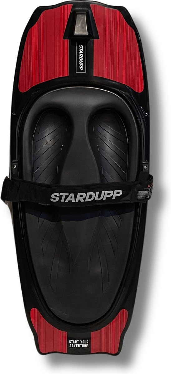 Stardupp Limited Watersport Kneeboard - Rood - 125x49cm - Lichtgewicht met extra grip - Ideaal voor Bootactiviteiten, Waterboarding, Knee Surfen