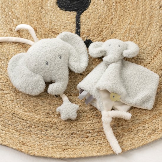 Nattou TEDDY Knuffeldoekje - Olifant - 39 cm - Grijs van Nattou — afbeelding 3