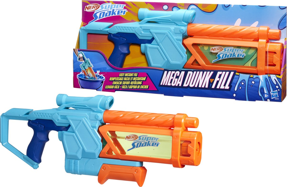 Nerf Super Soaker Mega Dunk-Fill - Waterpistool — afbeelding 2