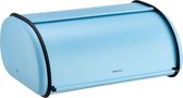 Kinghoff 1869 - Grande boîte à pain - Acier inoxydable - Blauw - Rétro - 44 x 27 x 18,5 cm