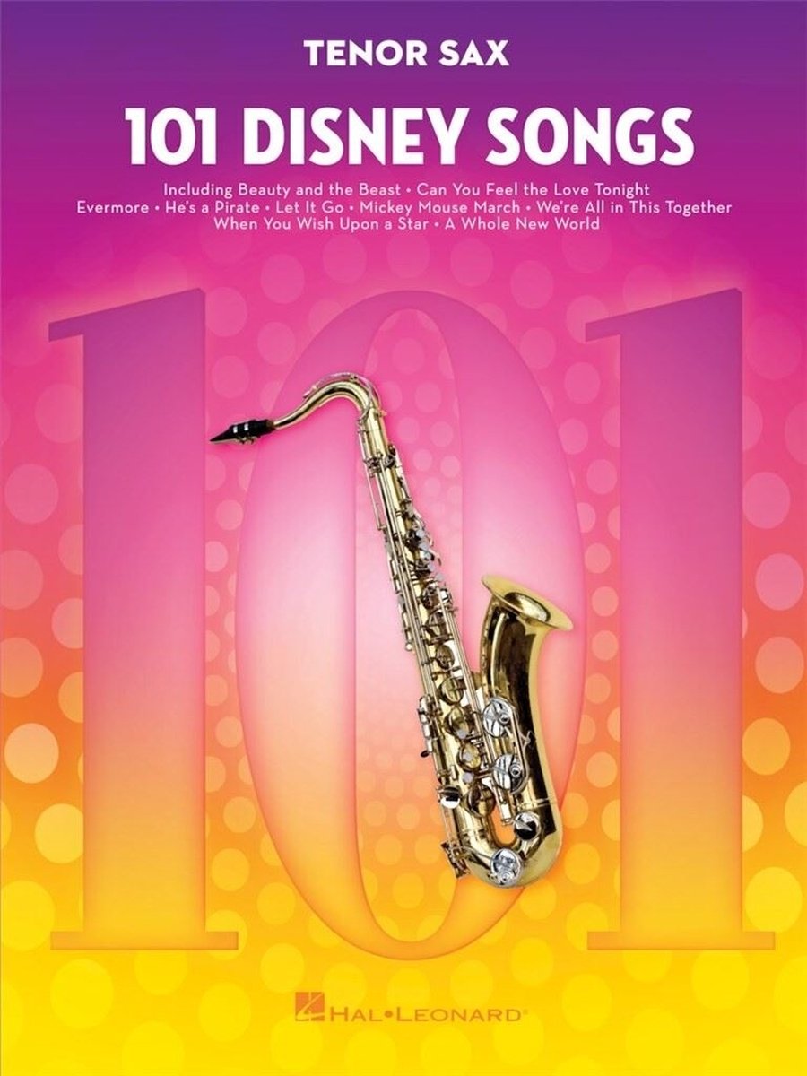 101 Disney Songs Tenorsax Bladmuziek