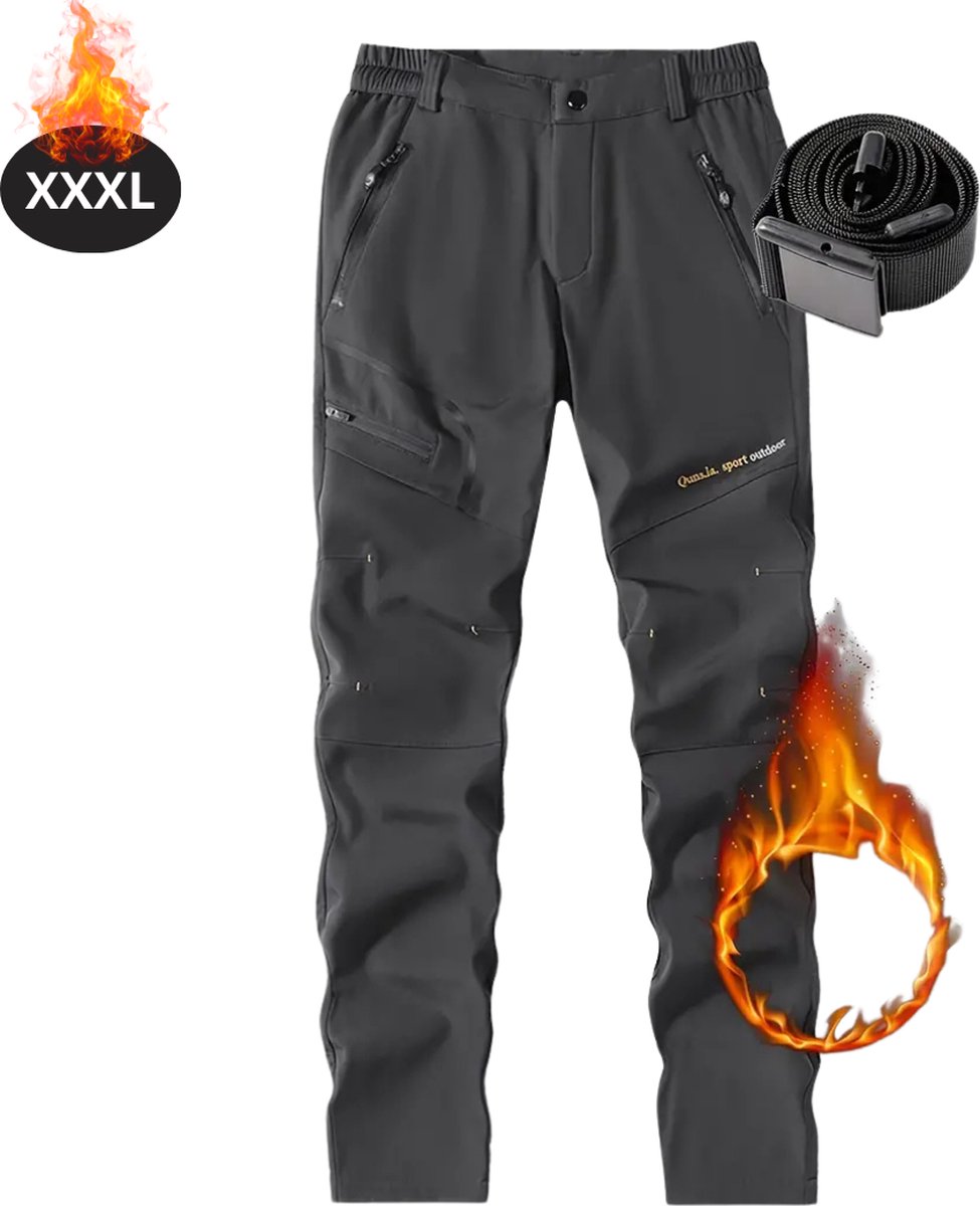 Bovista Skibroek Skipak Snowboard Broek Winterbroek Sneeuwbroek Heren Wintersport Donkergrijs