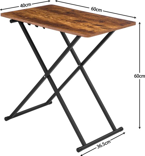WUDLEP Inklapbare Naaitafel Met Opbergruimte - Multifunctionele Rolling Craft Station Met Wielen