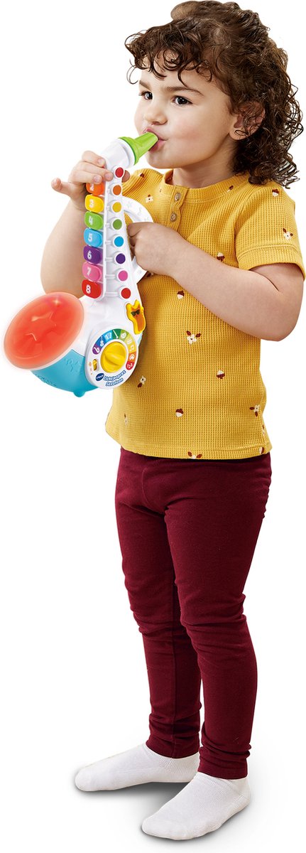 VTech Lichtjespret Saxofoon - Interactief Speelgoed - Inclusief 9 Speelstanden - Speelgoed vanaf 2 jaar van Merkloos — afbeelding 3