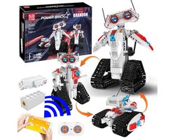 Mould King 15082 Robot 3 in 1 RC Auto wars bouwset | Classic creator star mecha motor modelbouw | Technische educatief speelgoed ideas voor expert volwassenen & kinderen | Accu niet geschikt voor Lego technic | Bouwdoos met 536 bouwstenen