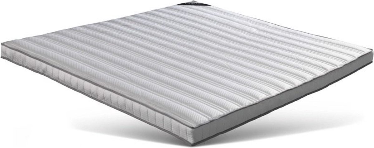Caresse Topper 90x200 - Pocket - Active Air Nature - Caresse 895 - Anti allergisch Wit