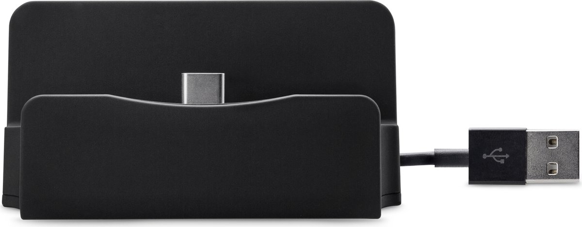 Xccess Laadstation USB-C 1 Meter - Zwart