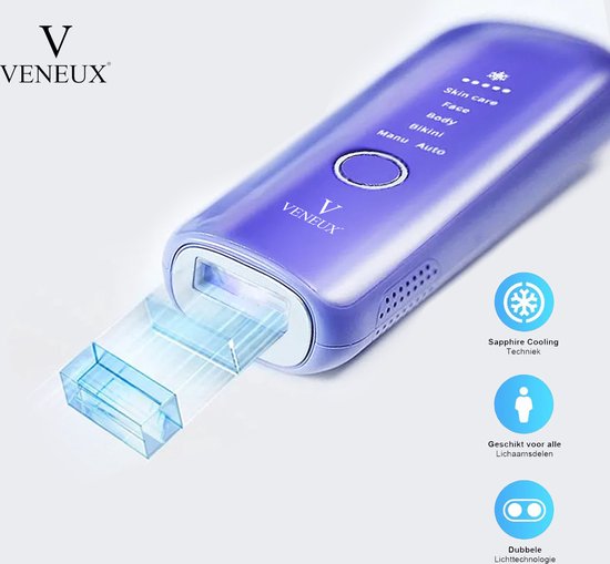 Veneux® Laser Ontharingsapparaat - Ontharingsapparaten - Ontharing - Ordinary Cooling