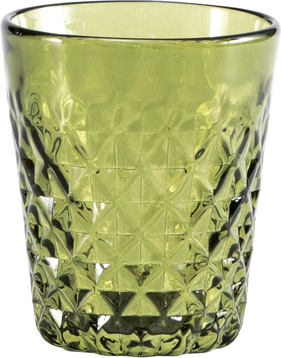 Zafferano Balloton Water glazen - Appelgroen - 6 Stuks
