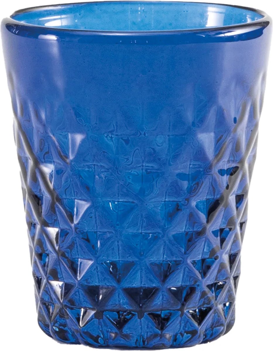Zafferano Balloton Water glazen - Blauw - 6 Stuks