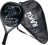 Raku® Cobra Series - Padel Racket - Padel - Padelrackets - Racket - Paddle - Carbon - Inclusief Padelzak