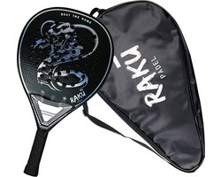 Raku® Cobra Series - Padel Racket - Padel - Padelrackets - Racket - Paddle - Carbon - Inclusief Padelzak