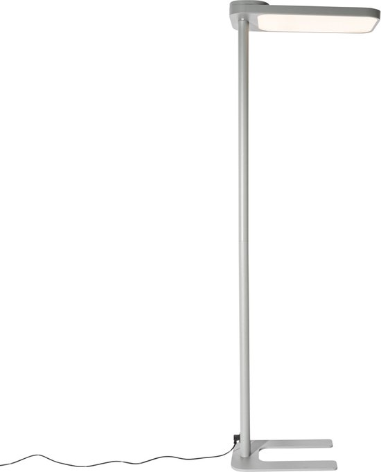 QAZQA Professional guzo - Moderne Vloerlamp | Staande Lamp - 1 lichts - H 196.4 cm - Grijs - Woonkamer