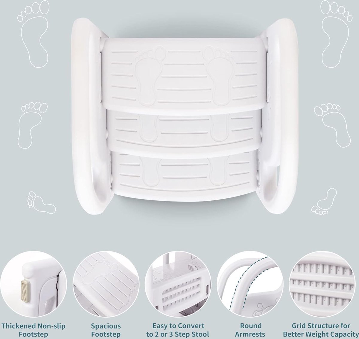 Rail de protection de sécurité tabouret pliant escabeau cuisine aide enfant tour