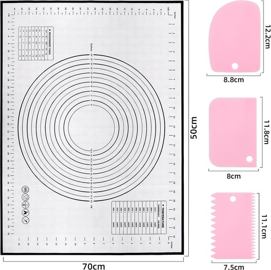 VAK Siliconen Fondant Mat Bakeware Tray Cake Decorating Styling Gereedschap Keuken Bloemenpatroon Siliconen Kant Mallen reliëf Taartvorm Thuis Keuken Bakbenodigdheden Flower Pattern02