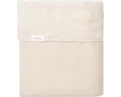 Koeka wiegdeken teddy Faro - warm white - 75x100