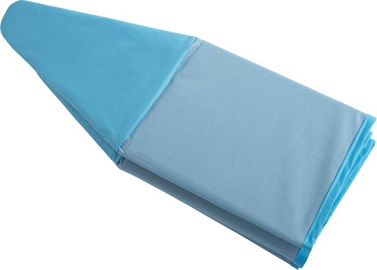 Selonis Opvouwbaar ballenbad voor kinderen 100 ballen 6cm - 80x23cm - Speelbad - Ballenbak kinderen rond - Kunststof ballen - Blauw: Wit Grijs Mint van Selonis — afbeelding 4