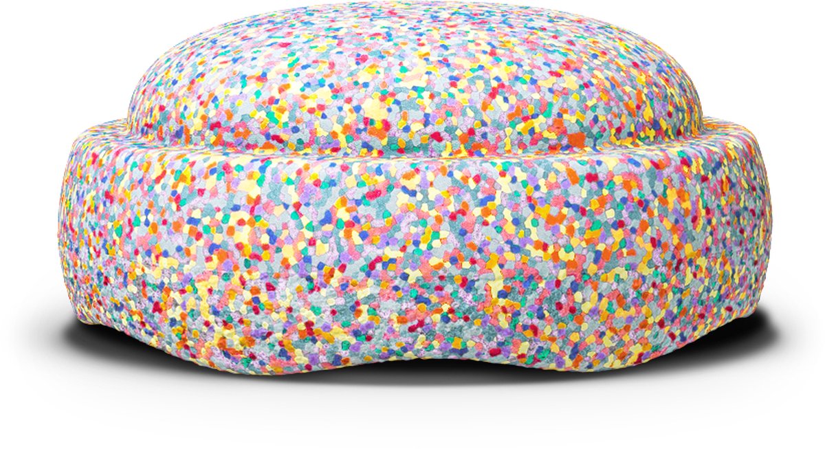 Stapelstein | ORIGINAL | Superconfetti met donkergroen | 1 Steen