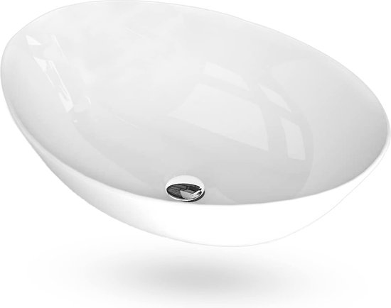 VMbathrooms® Premium Ronde Wastafel met Lotuseffect - Wasbak opbouw voor de badkamer