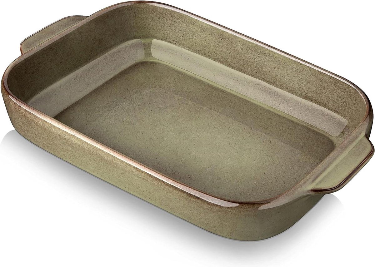 Ovenschaal keramiek handvat antislip 33 cm vierkant 2000 ml Keukenaccessoires