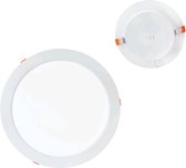 ALEXIS - Lampe encastrable LED - 12W - Couleur Orientable CCT - 1050 Lumen - Ronde - Wit Mat - Diamètre Extérieur 147 mm