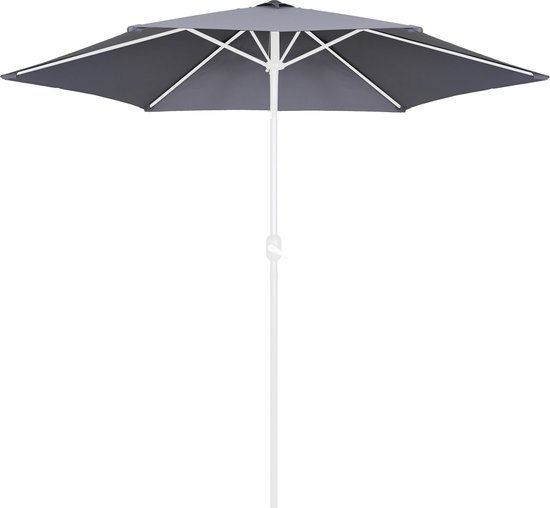 Oviala - Toile de parasol 3m anthracite