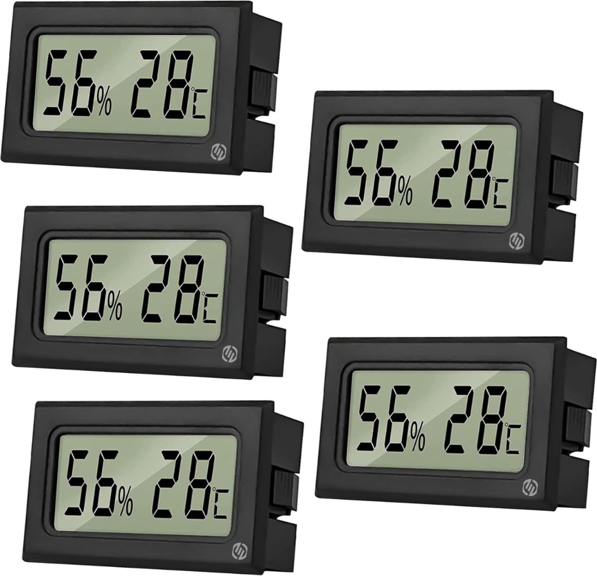 Equivera Huisthermometer - Kamerthermometer - Binnenshuis - Digitale Thermometer - Hygrometer