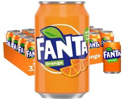 Fanta Orange – Tray 24 blikjes (24x330ml) – Inclusief statiegeld