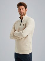 PME Legend Half Zip Collar Cotton Mouline Truien & Vesten Heren - Sweater - Hoodie - Vest- Zand - Maat XXL