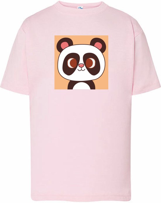 Kids - T- Shirts - Panda 1-Pink-104