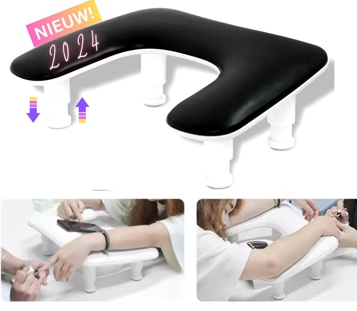 Goedkoopste Armsteun - Nagel armsteun - Nagel armsteun kussen -Manicure Nagelstyliste -Zwart Manicure kussen - Armsteun-Nagelkussen-Manicure Handkussen-Handkussen-Manicure Tafel voor Nagelstudio-Nagelverzorging-Acrylnagels-Gelnagels-Gellak-Schoonheidsspecialiste