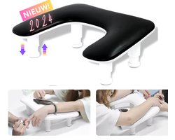 Armsteun - Nagel armsteun - Hand armsteun kussen -Manicure Nagelstyliste -Zwart Manicure kussen - Armsteun-Nagelkussen-Manicure Handkussen-Handkussen-Manicure Tafel voor Nagelstudio-Nagelverzorging-Acrylnagels-Gelnagels-Gellak-Schoonheidsspecialiste