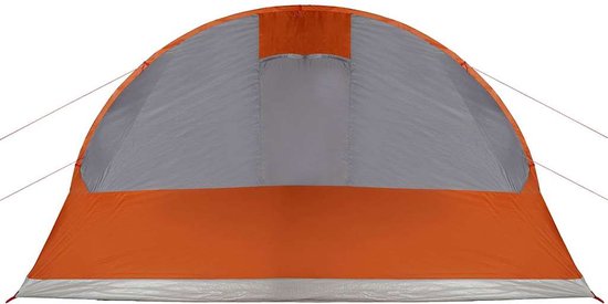 vidaXL - Tunneltent - 7-persoons - waterdicht - grijs - en - oranje van Vidaxl — afbeelding 5