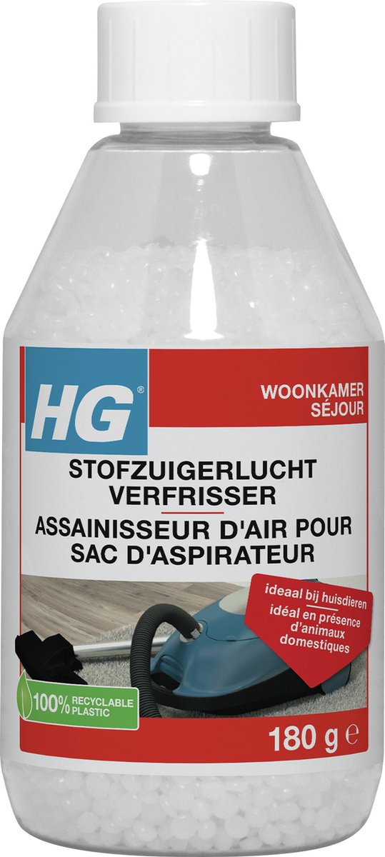 HG stofzuigerlucht verfrisser - 180gr - voor 10 stofzuigerzakken