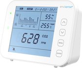 EnviSense CO2 meter & Hygrometer & Temperatuurmeter - CO2 melder voor binnen - Luchtkwaliteitsmeter – met Alarm