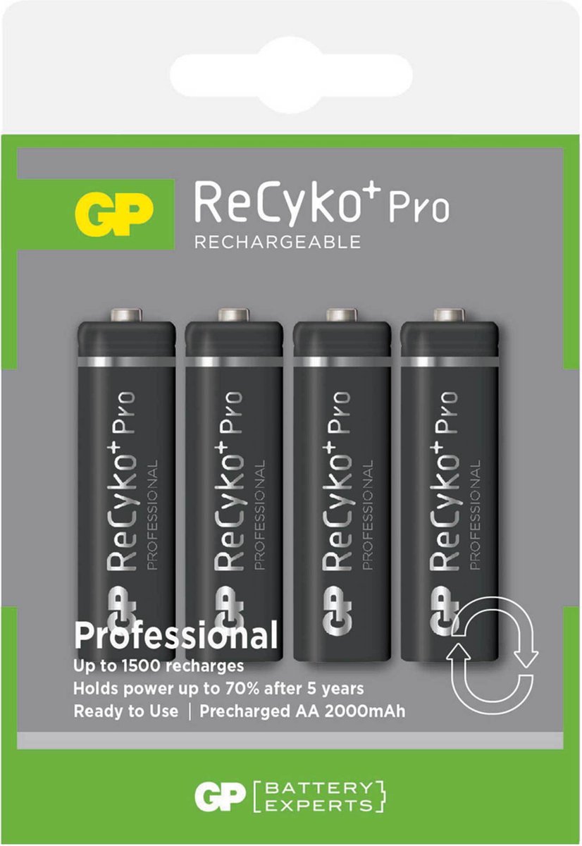 GP AA ReCyko+ Oplaadbare Batterijen