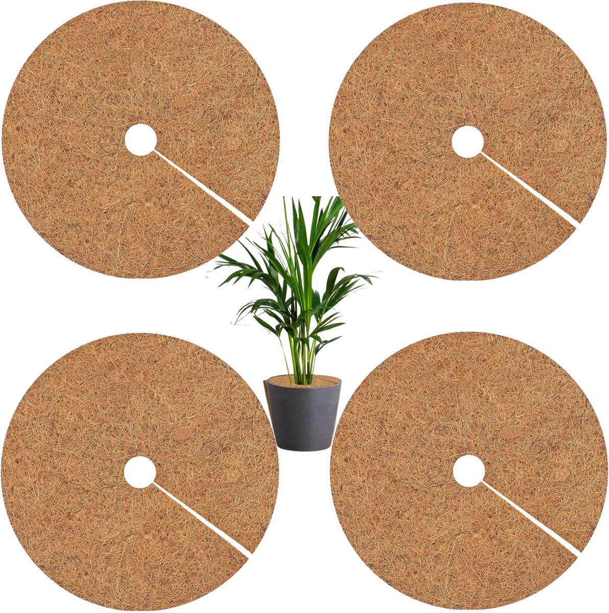 JGS ® Kokosvezel Beschermmatten voor Planten in Potten en Tuin