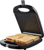 Bol.com Tomado TGS4000B - XXL Tosti ijzer - 4 tosti's - Tosti apparaat - Panini grill - PFAS vrij - 1200W - Zwart aanbieding