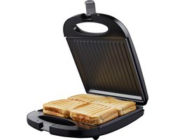 Tomado TGS4000B - XXL Tosti ijzer - 4 tosti's - Tosti apparaat - Panini grill - PFAS vrij - 1200W - Zwart Tomado TGS4000B - XXL Tosti ijzer - 4 tosti's - Tosti apparaat - Panini grill - PFAS vrij - 1200W - Zwart