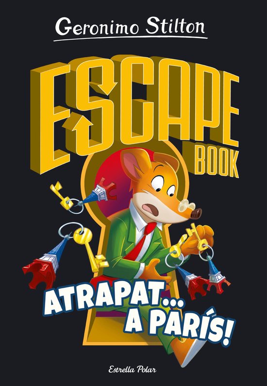 Geronimo Stilton 3 - Escape Book 3. Atrapat a París - cover