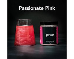 Glytter® - Glytterpoeder - zorgt voor een adembenemende glans in de drank - roze (100g) - 1000 drankjes - voordeelverpakking