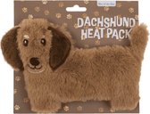 Warmte Kussen Teckel - Dachshund - Heatpack - Pittenzak - 22 x 15 cm - Magnetron - Microwave