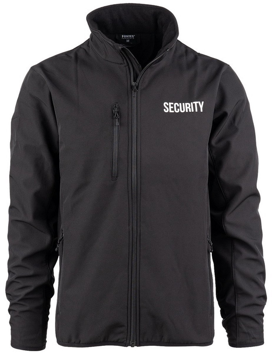 Fostex Softshell Jas Security zwart L
