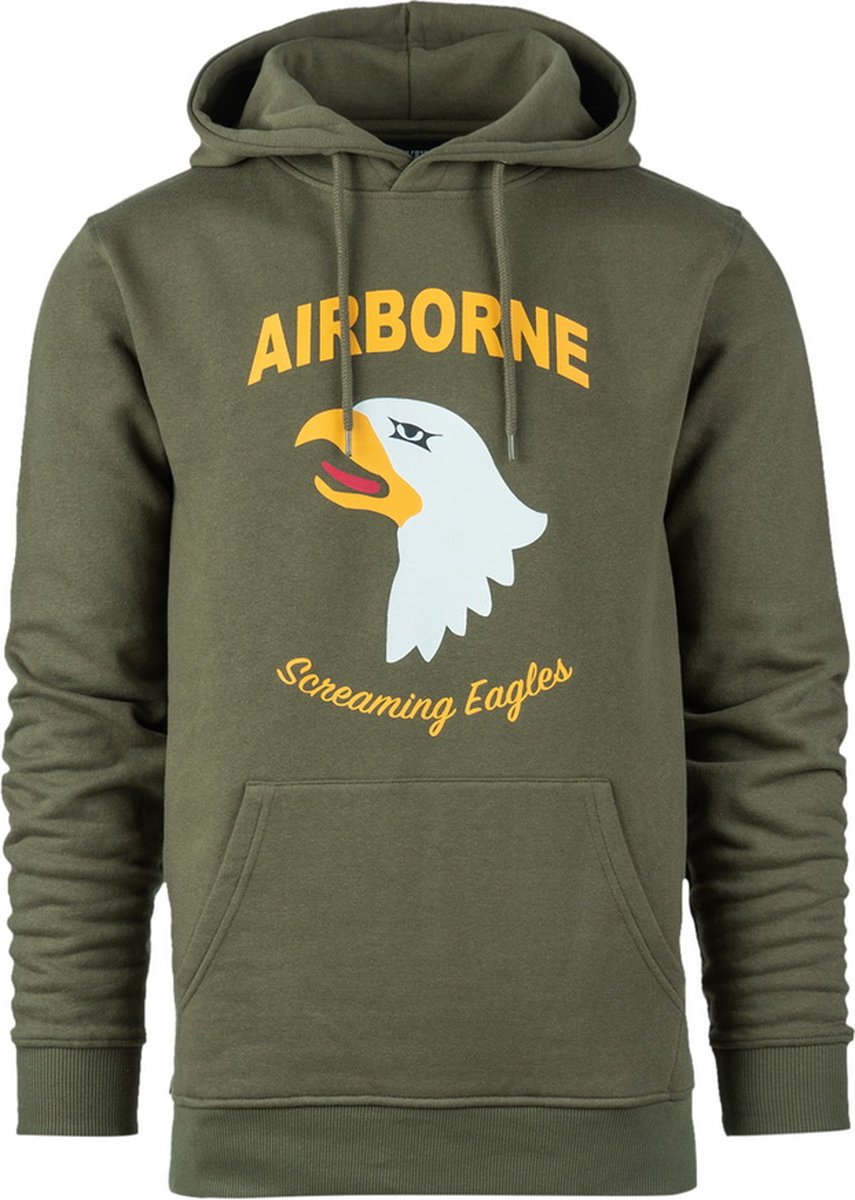 Hoodie 101st Airborne Division Groen
