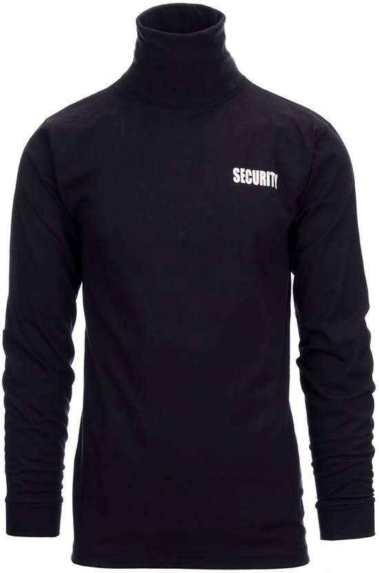 T-shirt sécurité manches longues + col noir