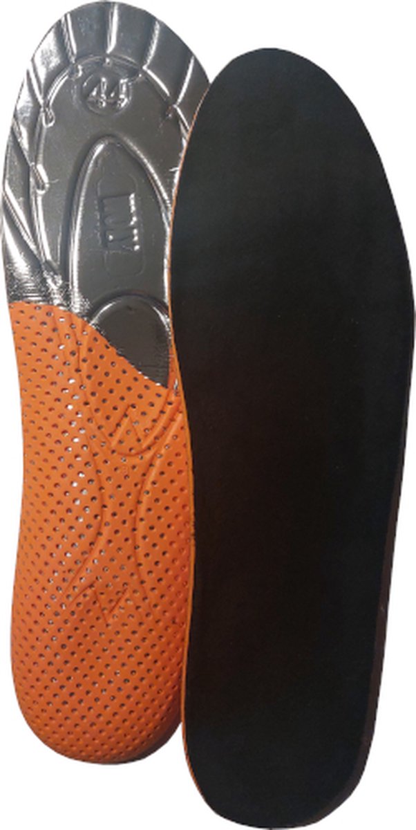 Woly Warm Voetbed - Winter Inlegzool met Aluminiumfolie - Tegen koude voeten - Warm en zacht - Maat 44