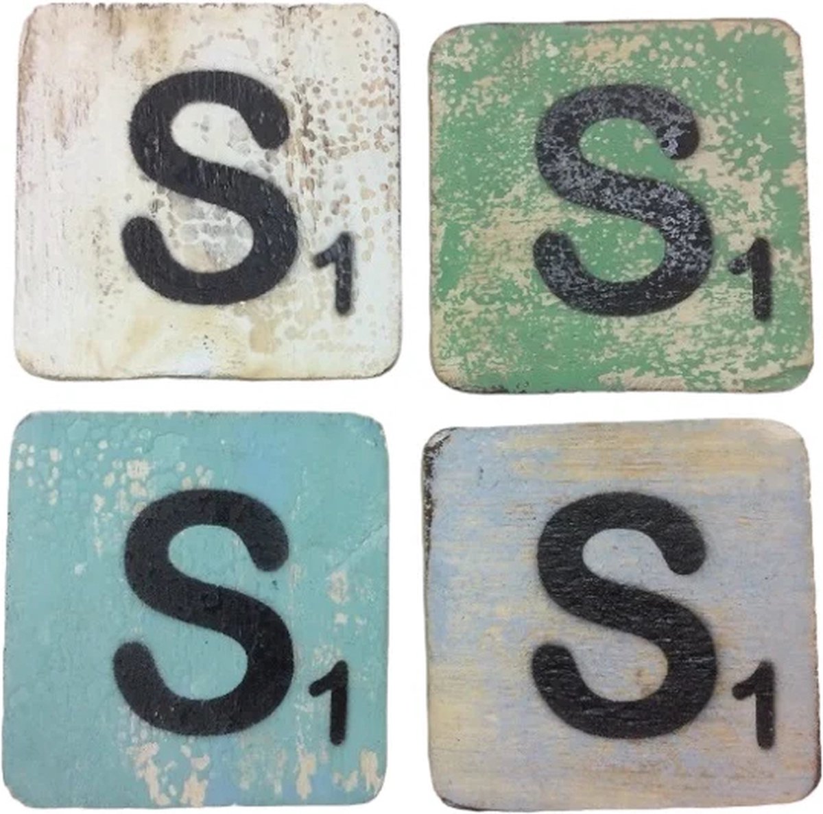 Letter S 6x6 cm