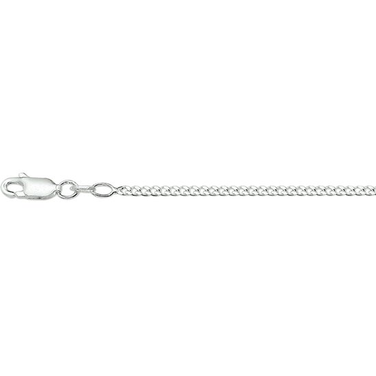 Collier Femme - Argent - 2.0mm - 50cm - Gourmet - Fermoir Mousqueton - Homme - Bijoux Femme - Poli - Argent 925